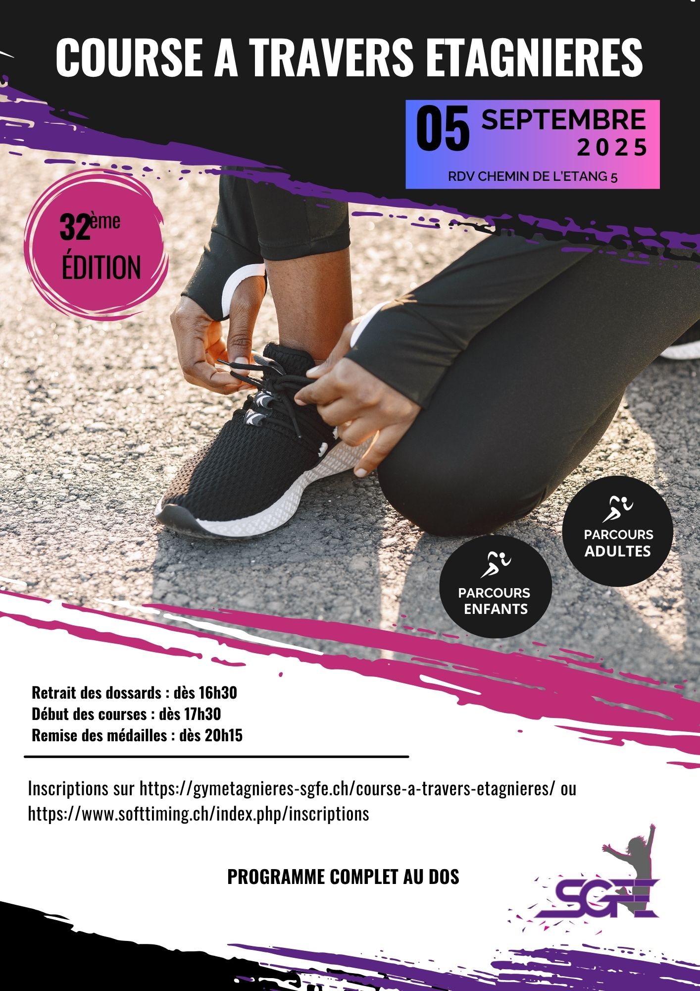 Affiche course 2025 recto